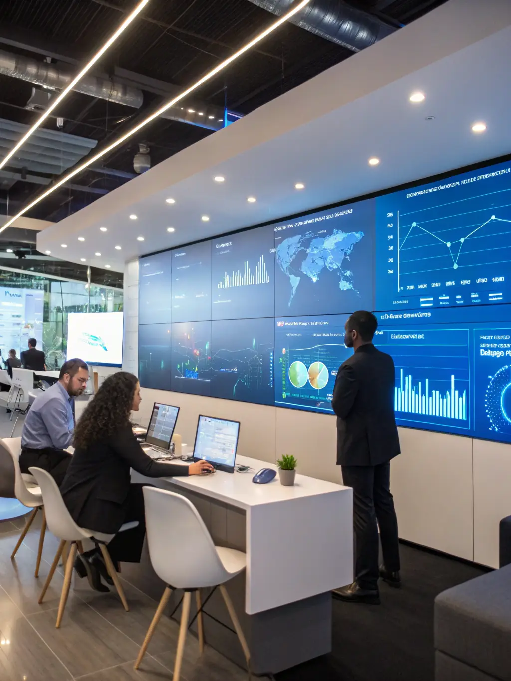 An image of a digital ad campaign displayed on multiple screens, including social media and search engine results, showcasing Ignite Scope's advertising campaign services.