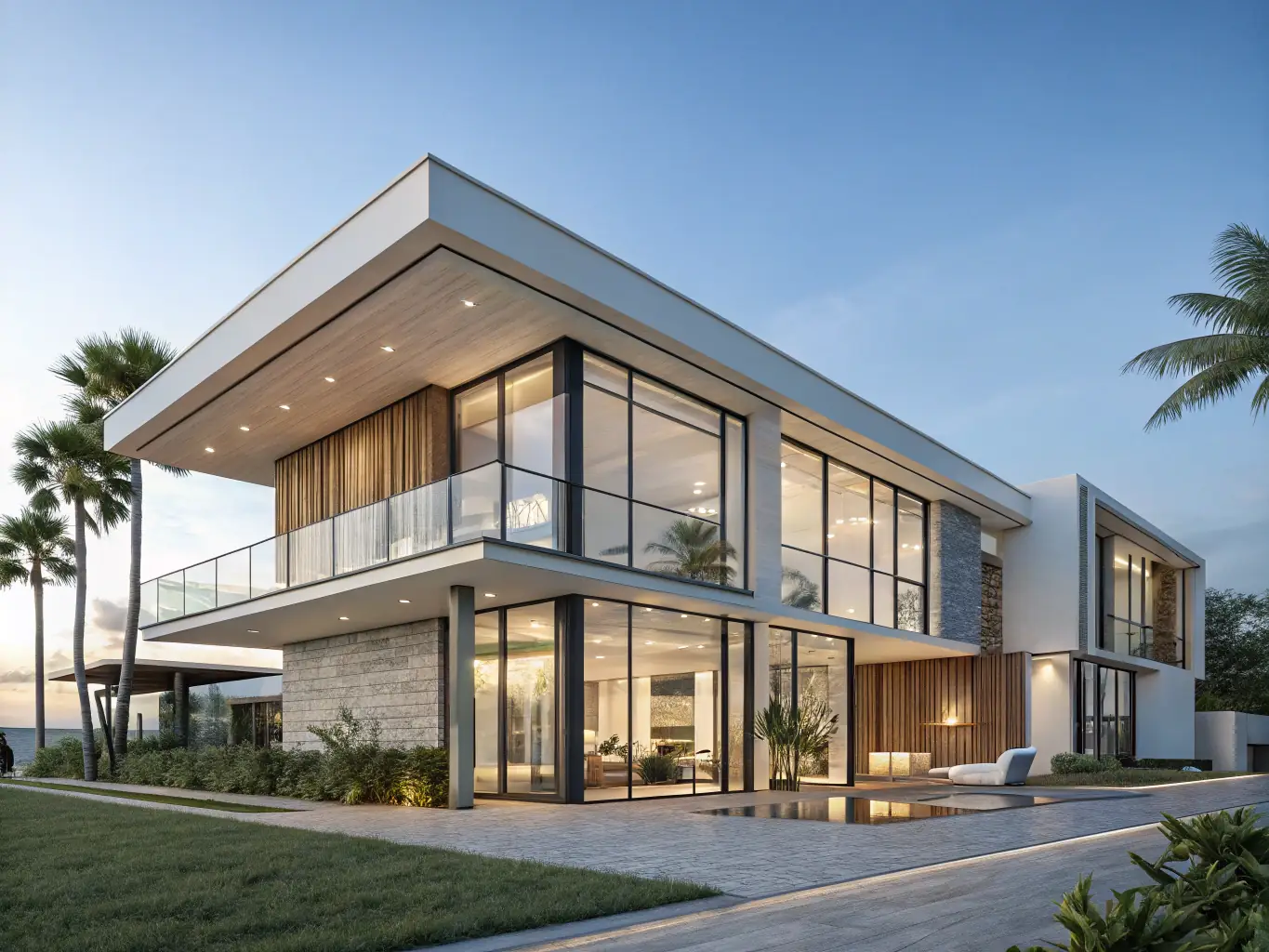 A dynamic digital advertisement showcasing a luxury real estate property with compelling visuals and a clear call to action.